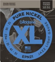 Photos - Strings DAddario XL Pure Nickel Wound Jazz 12-51 