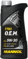 Photos - Engine Oil Mannol 7703 O.E.M. 5W-30 1 L