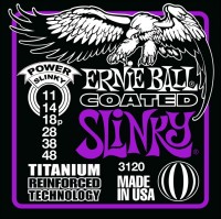 Photos - Strings Ernie Ball Slinky RPS Coated Titanium 11-48 