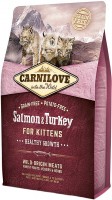 Photos - Cat Food Carnilove Kitten Healthy Growth with Salmon/Turkey  400 g