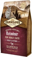 Photos - Cat Food Carnilove Adult Energy/Outdoor with Reindeer  400 g