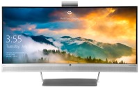 Photos - Monitor HP S340c 34 "  silver