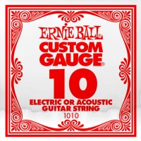 Photos - Strings Ernie Ball Single Plain Steel 10 