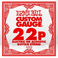 Photos - Strings Ernie Ball Single Plain Steel 22 