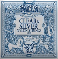 Photos - Strings Ernie Ball Ernesto Palla Clear & Silver Nylon 