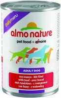 Photos - Dog Food Almo Nature Daily Menu Adult Canned Beef 1