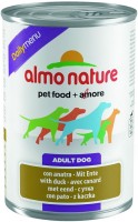 Photos - Dog Food Almo Nature Daily Menu Adult Canned Duck 