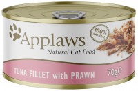 Photos - Cat Food Applaws Adult Canned Tuna Fillet/Prawn  70 g
