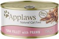 Photos - Cat Food Applaws Adult Canned Tuna Fillet/Prawn  156 g