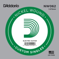 Photos - Strings DAddario Single XL Nickel Wound 62 