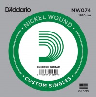 Photos - Strings DAddario Single XL Nickel Wound 74 