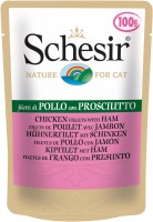 Photos - Cat Food Schesir Adult Pouch Tuna/Chicken/Ham 50 g 