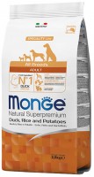 Photos - Dog Food Monge Speciality Adult All Breed Duck/Rice 