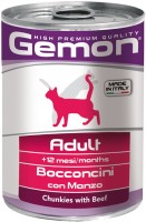 Photos - Cat Food Gemon Adult Beef Canned 415 g 