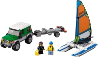 Photos - Construction Toy Lego 4x4 with Catamaran 60149 