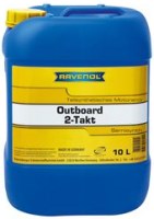 Photos - Engine Oil Ravenol Outboardoel 2T Teilsynth 10 L