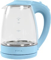 Photos - Electric Kettle Mirta KT 1044 2200 W 1.7 L  turquoise