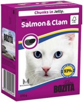 Photos - Cat Food Bozita Feline Jelly Salmon/Clam 0.37 kg 