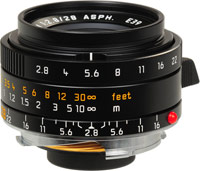 Camera Lens Leica 28mm f/2.8 ASPH ELMARIT-M 