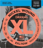 Photos - Strings DAddario XL Nickel Wound 3rd 10-46 