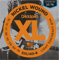 Strings DAddario XL Nickel Wound 8-String 10-74 