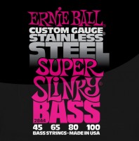 Strings Ernie Ball Slinky Stainless Steel Bass 45-100 