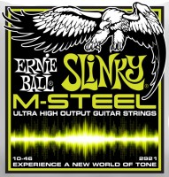 Photos - Strings Ernie Ball Slinky M-Steel 10-46 