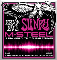 Photos - Strings Ernie Ball Slinky M-Steel 9-42 