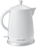 Photos - Electric Kettle Concept RK0040 1500 W 1.5 L  white