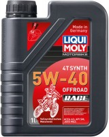 Photos - Engine Oil Liqui Moly Motorbike 4T Synth Offroad Race 5W-40 1 L