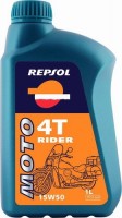 Photos - Engine Oil Repsol Moto Rider 4T 15W-50 1 L