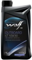 Photos - Engine Oil WOLF Outboard 4T 10W-30 1 L