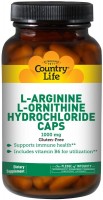 Photos - Amino Acid Country Life L-Arginine/L-Ornithine Hydrochloride 180 cap 