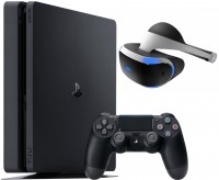 Photos - Gaming Console Sony PlayStation 4 Slim 1Tb + VR 