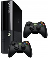 Photos - Gaming Console Microsoft Xbox 360 E 500GB + Gamepad + Game 