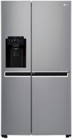 Photos - Fridge LG GS-J761PZTZ stainless steel