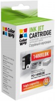 Photos - Ink & Toner Cartridge ColorWay CW-PGI-1400XLBK 