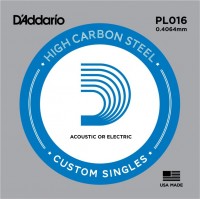 Photos - Strings DAddario Single Plain Steel 016 