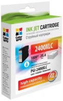 Photos - Ink & Toner Cartridge ColorWay CW-PGI-2400XLC 