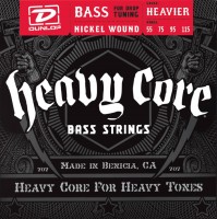 Photos - Strings Dunlop Heavy Core Bass 55-115 