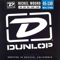 Photos - Strings Dunlop Nickel Wound 5-String Bass Medium 45-130 