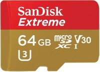 Photos - Memory Card SanDisk Extreme V30 microSD UHS-I U3 64 GB