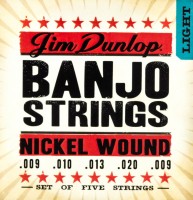 Photos - Strings Dunlop Banjo Nickel Wound Light 9-20 
