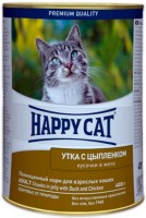 Photos - Cat Food Happy Cat Adult Canned Duck/Chicken 0.4 kg 