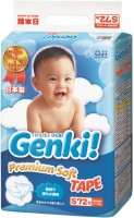 Photos - Nappies Genki Premium Soft Tape S / 72 pcs 