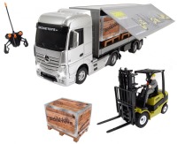 Photos - RC Car Dickie Mercedes-Benz Actros/Forklift Clark C25 1:26 