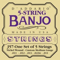 Photos - Strings DAddario 5-String Banjo Nickel-Wound 11-22 