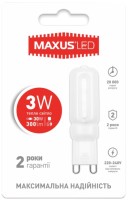 Photos - Light Bulb Maxus 1-LED-203 3W 3000K G9 