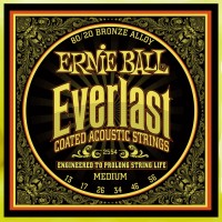 Photos - Strings Ernie Ball Everlast Coated 80/20 Bronze 13-56 