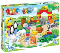 Photos - Construction Toy JDLT Happy Zoo 5092 